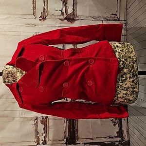 NWT GAP ReD CoRDuRoY PeaCoaT SiZe SMaLL